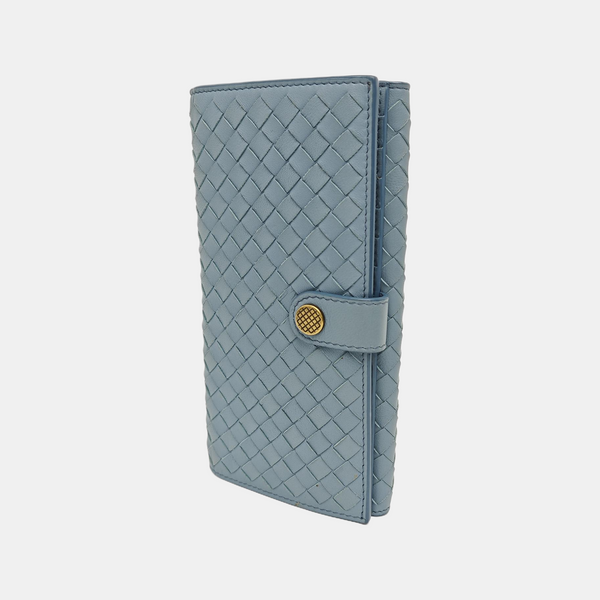 Lambskin Wallet Blue