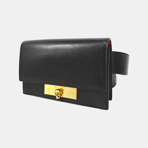 Calfskin Belt Bag Black