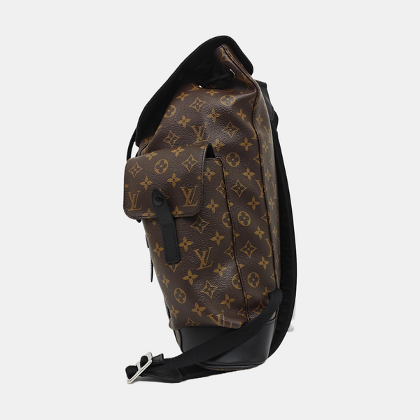 CHRISTOPHER PM Monogram Coated Canvas Brown