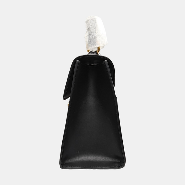 Padlock Small Calfskin Black