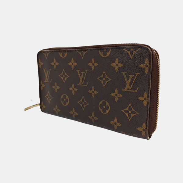 ZIPPY Monogram Coated Canvas Brown Wallet
