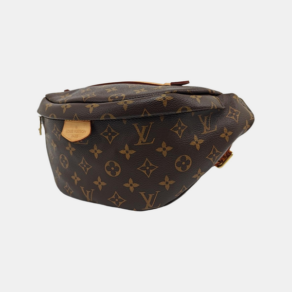 BUMBAG Monogram Coated Canvas Brown