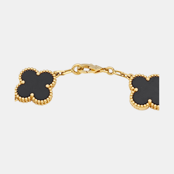 Vintage Alhambra 18k Gold Bracelet