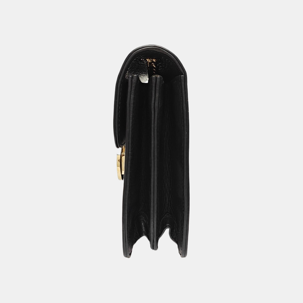 Interlocking G Small Calfskin Black