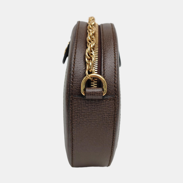 Ophidia Mini Monogram Coated Canvas Beige
