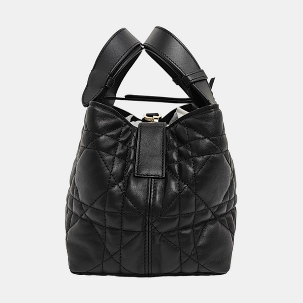 Toujours Small Cannage Calfskin Black