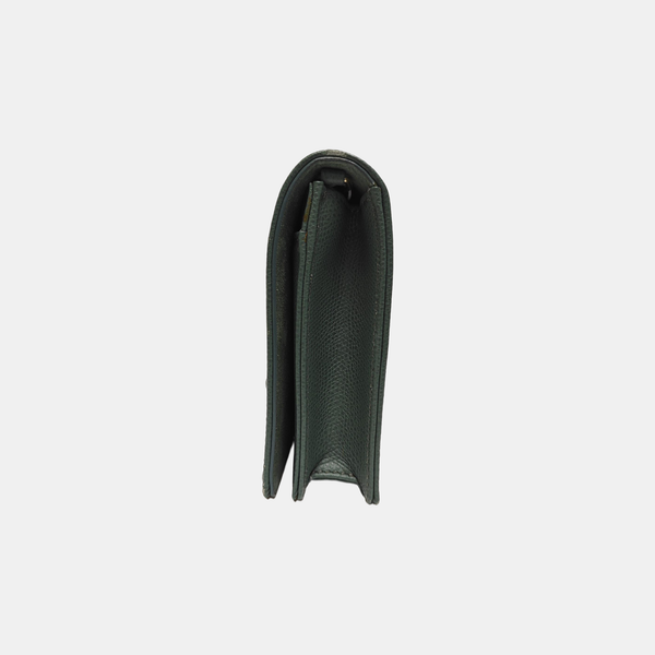 Diorama Small Cannage Calfskin Green