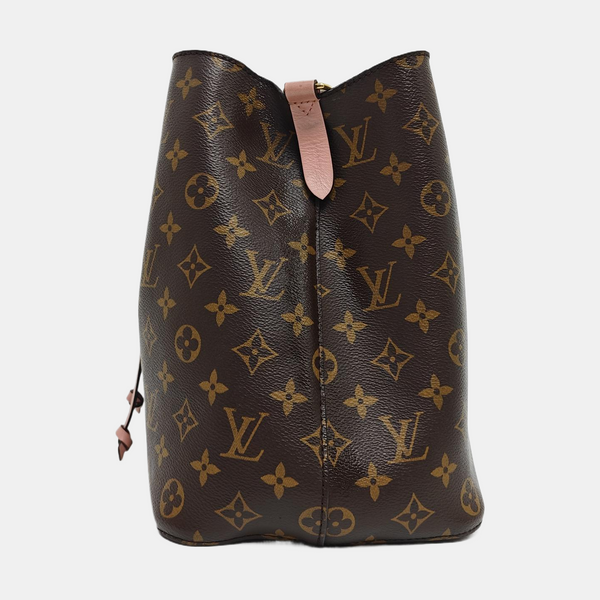 NÉONOÉ MM Monogram Coated Canvas Brown