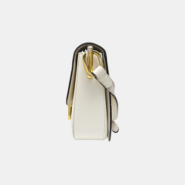 Emblème Calfskin White