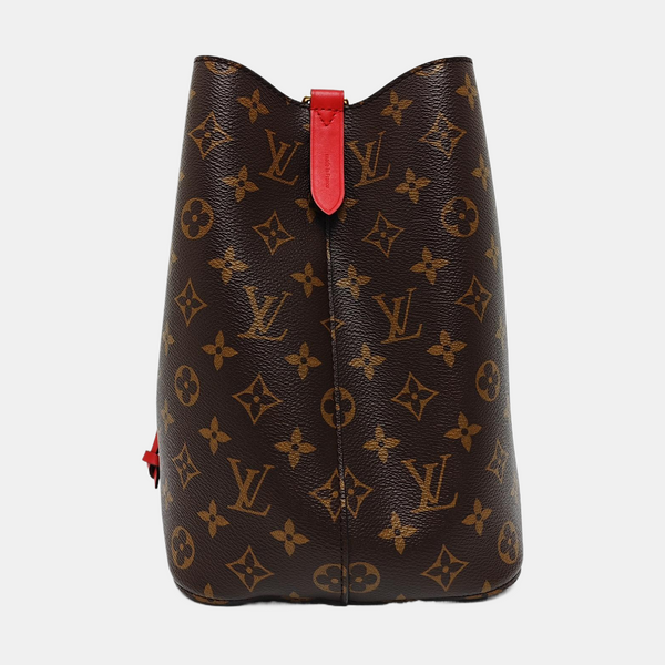 NÉONOÉ MM Monogram Coated Canvas Brown