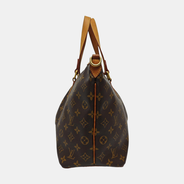 PALERMO PM Monogram Coated Canvas Brown