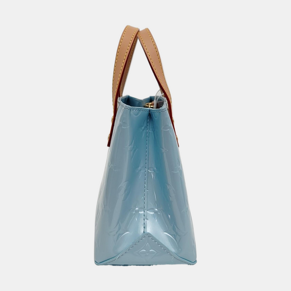 READE PM Monogram Patent Leather Blue