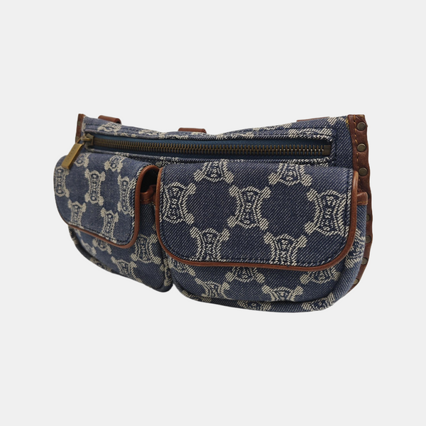 Canvas Belt Bag Blue