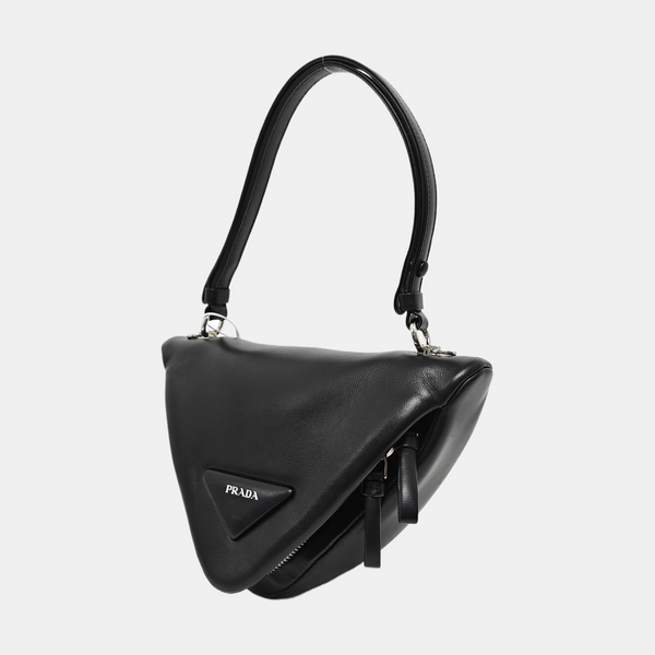 Lambskin Shoulder Bag Black