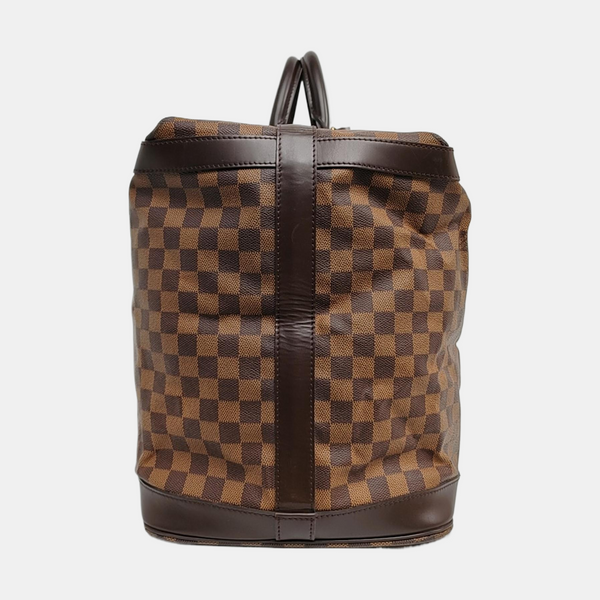 GRIMAUD Damier Ebene Coated Canvas Brown