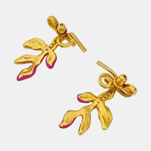 Metal Gold Stud Earrings