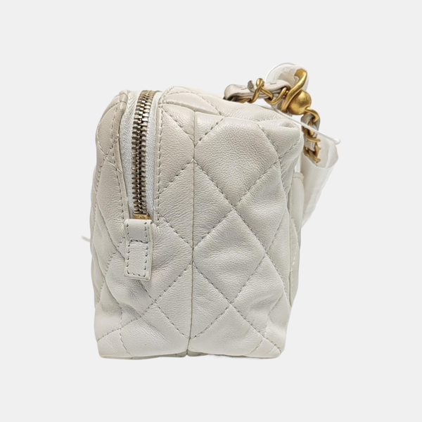Quilted Calfskin White