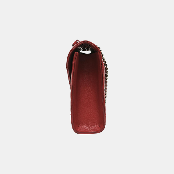 ENVELOPE Medium Quilted Calfskin Red