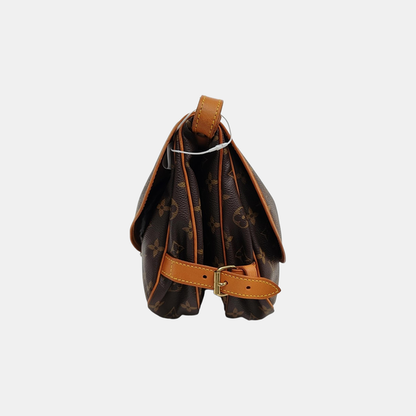 SAUMUR Monogram Coated Canvas Brown