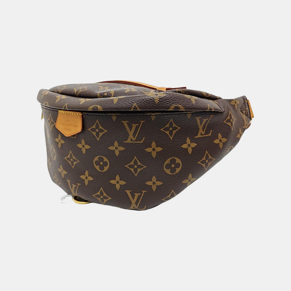 BUMBAG Monogram Coated Canvas Brown