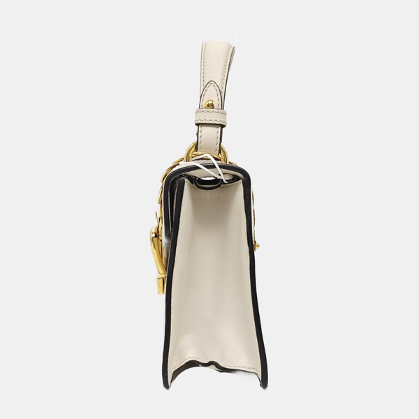 Sylvie Mini Calfskin White