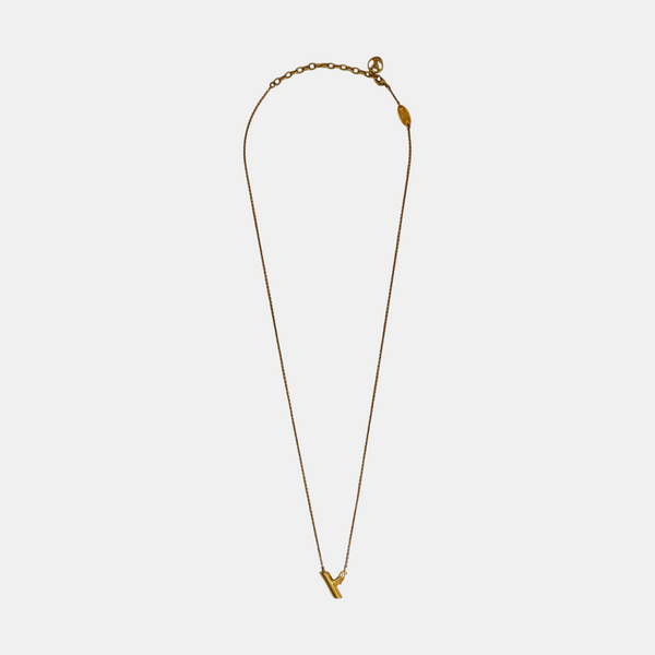 LV & ME Brass Gold Necklace