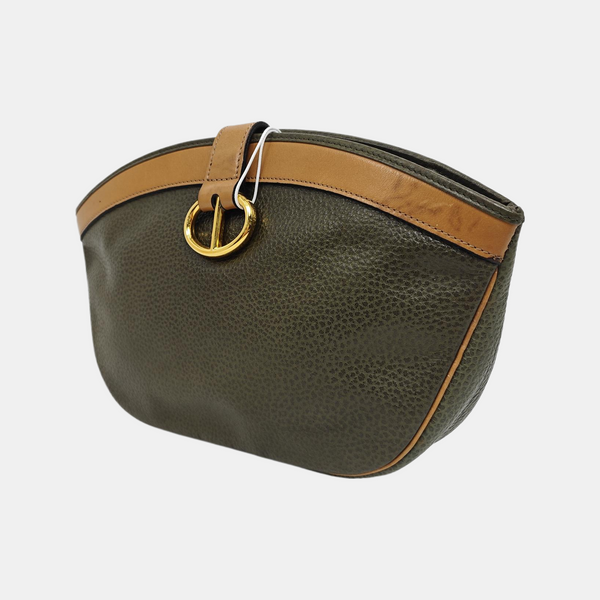 Calfskin Clutch Green