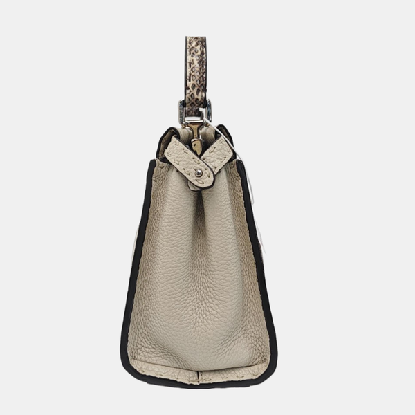 Peekaboo Mini Calfskin White