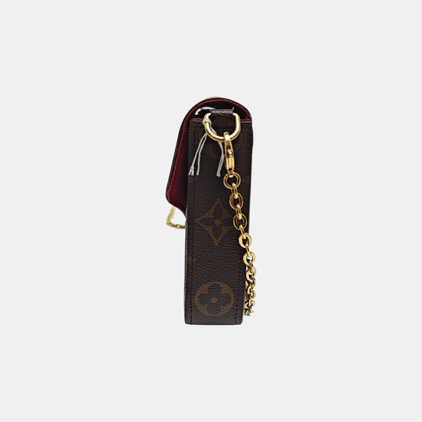 FÉLICIE Monogram Coated Canvas Brown