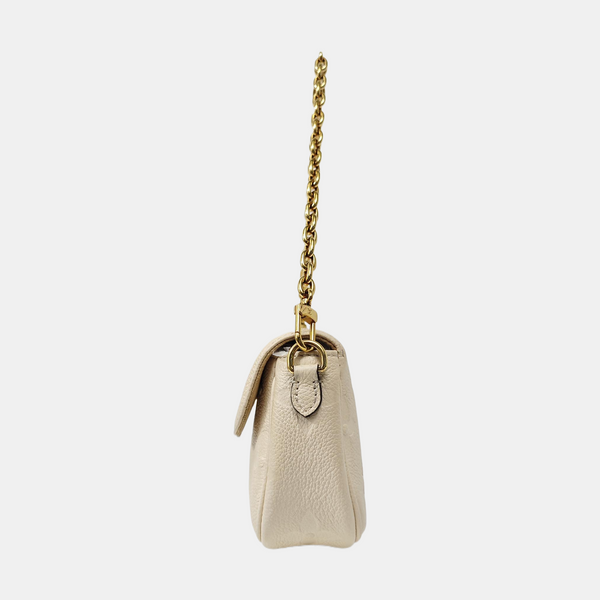 IVY Monogram Calfskin Beige