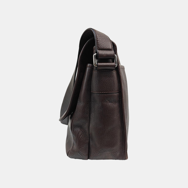 Calfskin Shoulder Bag Brown