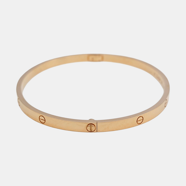 LOVE 18k Rose Gold Bangle