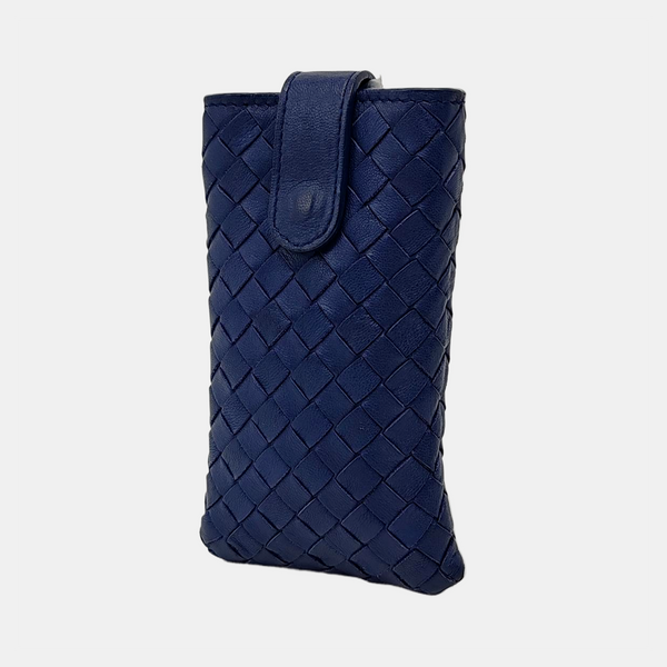 Calfskin Coin Purse Blue