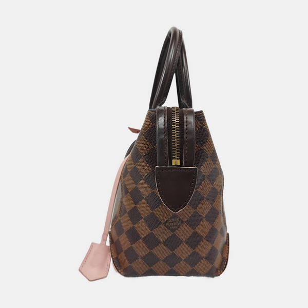 CAÏSSA PM Damier Ebene Coated Canvas Brown