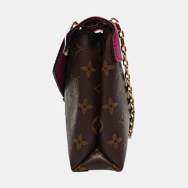 PALLAS Monogram Coated Canvas Brown