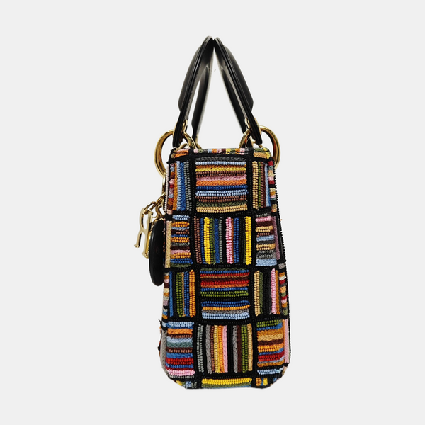 Lady Dior Mini Special Material Multicolor