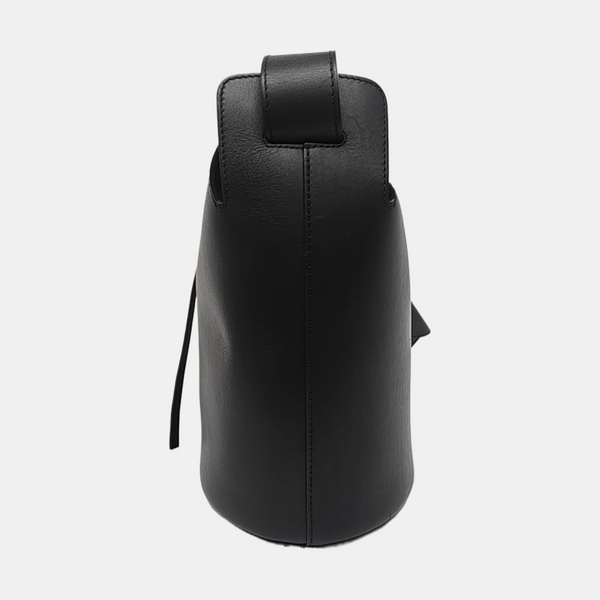 The Bucket Calfskin Black