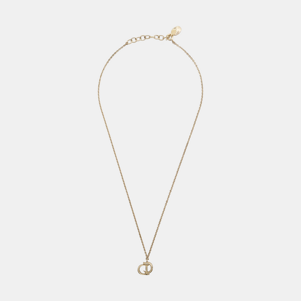 Petit CD Metal Gold Necklace