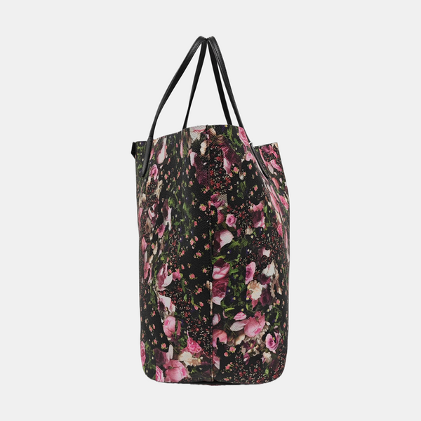Coated Canvas Tote Bag Black