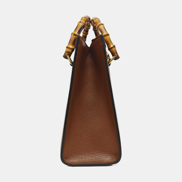 Diana Small Calfskin Brown