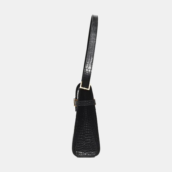 MANHATTAN Medium Calfskin Black