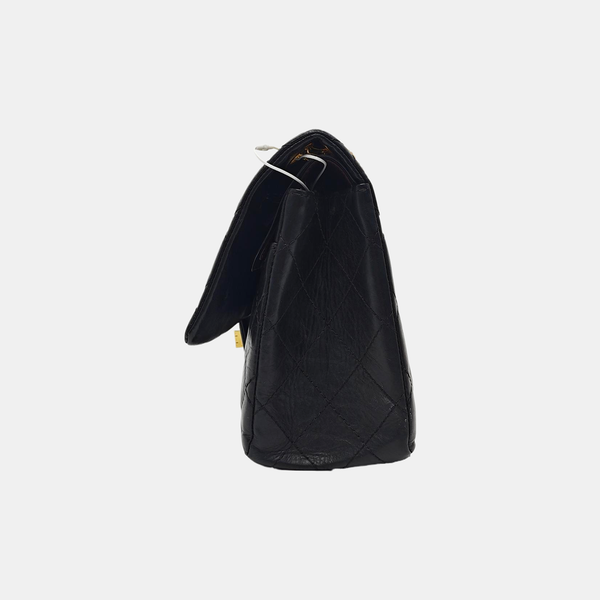 2.55 227 (jumbo) Quilted Calfskin Black