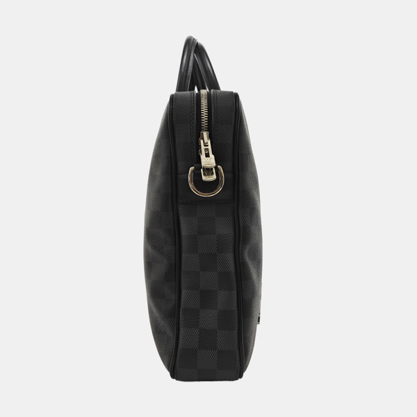 PORTE-DOCUMENTS PM Damier Graphite Coated Canvas Black