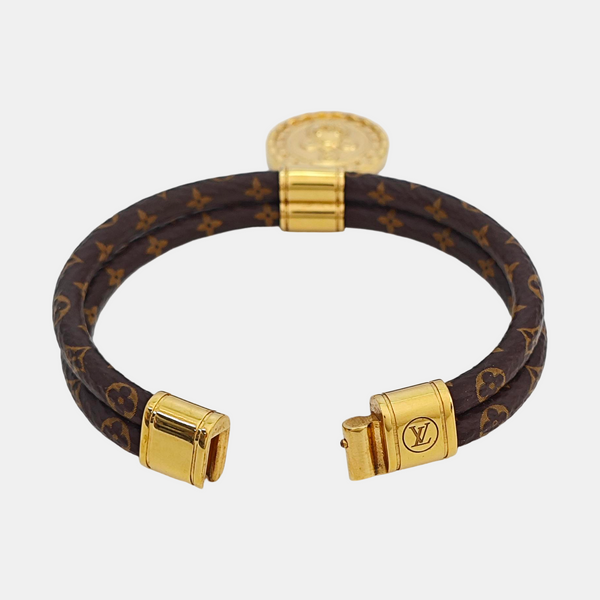 LV RODEO Metal Brown Bangle