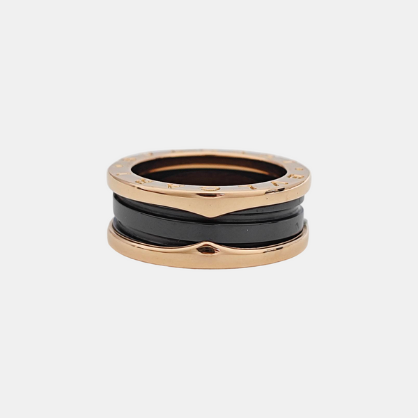 B.ZERO1 18k Rose Gold Ring EU 53