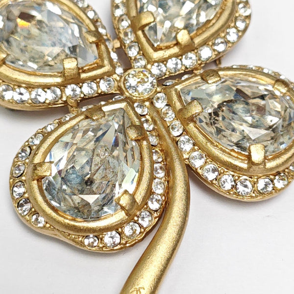 Metal Gold Brooch