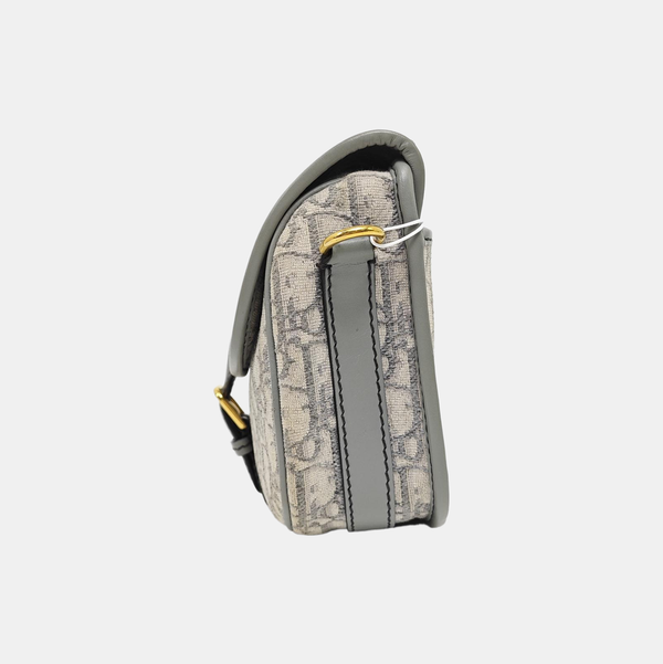 Bobby Medium Oblique Canvas Gray