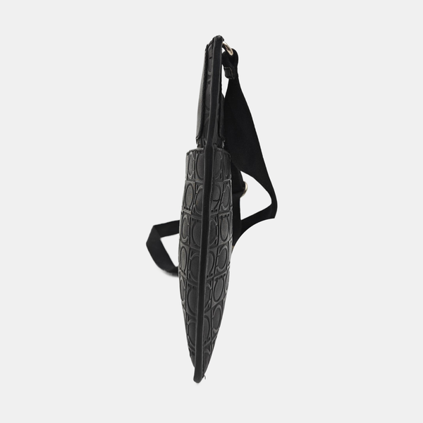 Calfskin Shoulder Bag Black