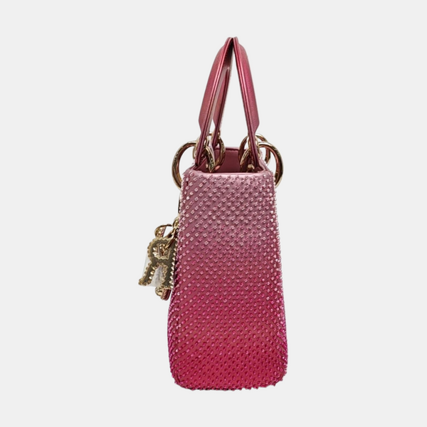 Lady Dior Mini Lambskin Pink