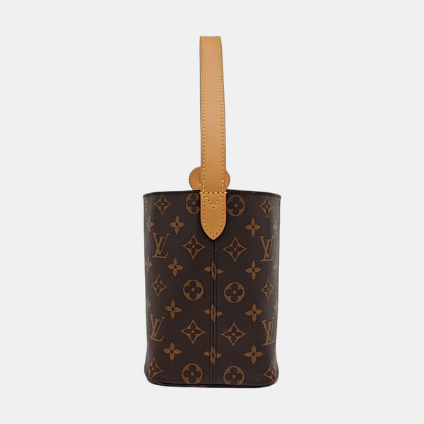 ALL IN BB Monogram Coated Canvas Brown